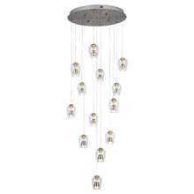Betsy Iron & Glass LED 13 Light Pendant
